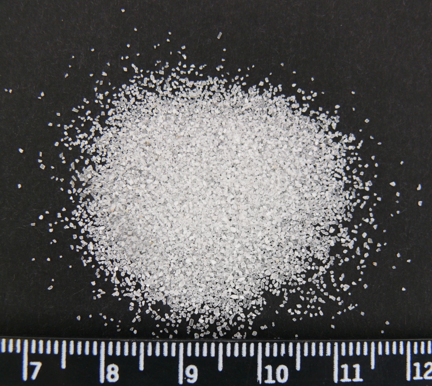 Белая мраморная крошка 0,2-0,5 мм
